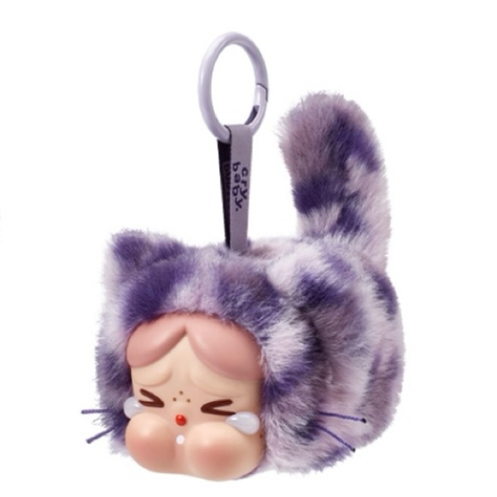POP MART CRYBABY Wild but Cutie Series - Vinyl Plush Pendant NEON CUTIE